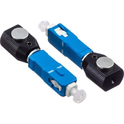 SC Round Bare Fiber Adapter Connector SC Flange Coupler Optical Fiber Test Temporary