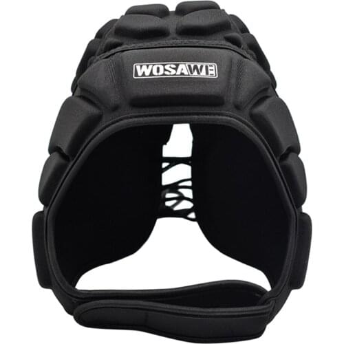 Profession Football Soccer Baseball Goalkeeper Helmet Sports Rugby Scrum Cap Head Guard Goalie Roller Hat Fiber Head Protector