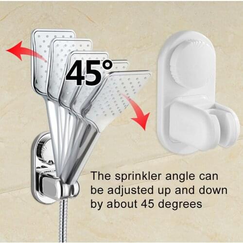 Adjustable Bathroom Shower Head Base Holder Wall Mounted Non-slip Stand Bracket