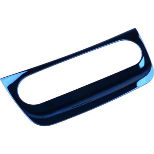 Blue Car Inner Console Center Air Condition Panel Frame Cover Trim Decoration Fit For Nissan Sentra 2016 2017 2018 2019