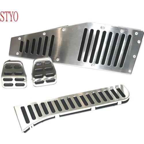STYO for RHD VW Golf 6 MK6 Jetta MK5 Scirocco Octavia PASSAT B6 B7 CC Stainless Steel Automatic Pedal sticker MT /AT Pedal