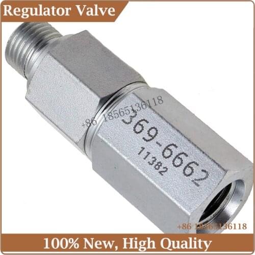 Excavator Parts C7 C9 Engine Fuel Pressure Regulator 369-6662 Return Check Valve Relief Valve For Caterpillar E330B E336B 369666