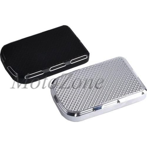 Motorcyle Parts CNC Aluminum Beveled Large Brake Pedal Pad Cover Compatibility For Harley Touring FLTR FLHR FLHT Softail Trike