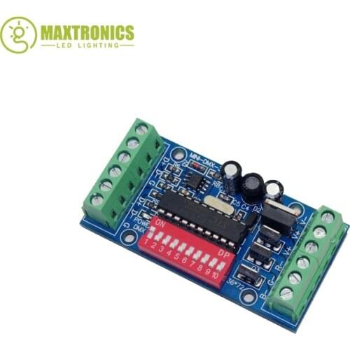 1 PCS DC5V-24V mini 3CH Easy dmx LED Controller RGB dmx512 decoder Free shipping