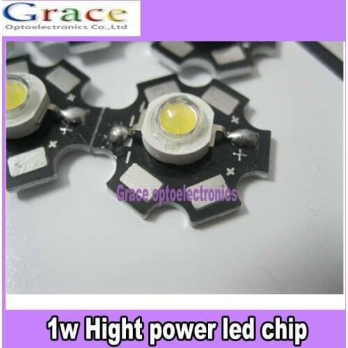 10PCS 1W warm White 3000k High Power LED Light Emitter 3000-3200K with 20mm pcb