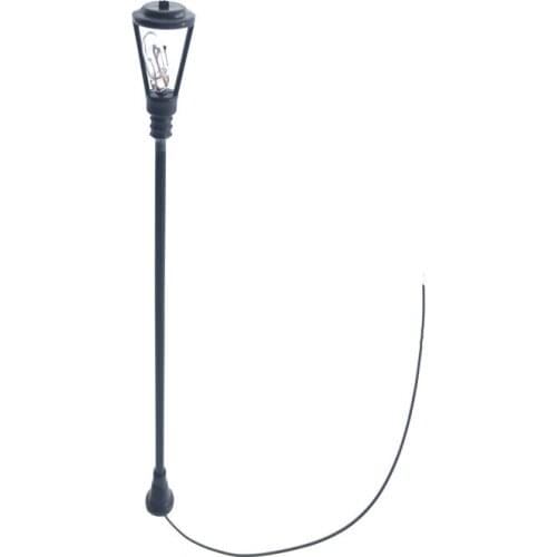 50pcs/lot Architectural Scale Building Model Materials Sand Table Single Head Luminous Street Light Black Garden Light