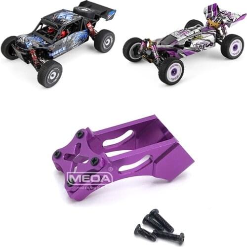WLtoys RC Car Spare Parts 4WD 124018 124019 Purple Metal Tail Firmware Group Set 1/12 Original Upgraded Accessories