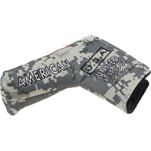 Golf Blade Putter Head Cover Headcover Protector Bag with Magnetic Closure