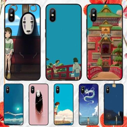 Studio Ghibli Spirited Away Phone Case for iPhone 11 12 pro XS MAX 8 7 6 6S Plus X 5S SE 2020 XR mini Funda