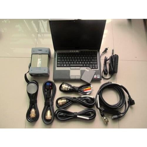 Mb star c3 red pro with 7 cables ssd super software with d630 laptop for cars and trucks diagnostic tool 12v 24v ready to use