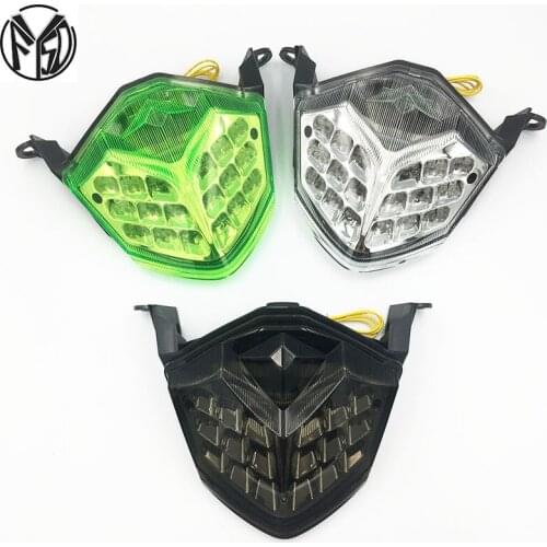 For Kawasaki Ninja ZX-10R ZX-10R 6R 2008 2009 2010 08 Rear Tail Light Brake Turn Signals Integrated LED Light Motorcycle light