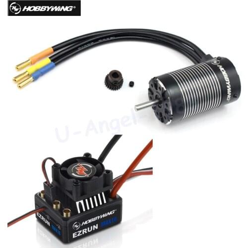 Original Hobbywing EZRUN MAX10 60A Waterproof Brushless ESC +3652 G2 KV5400/4000/3300 Motor for 1/10 RC Car