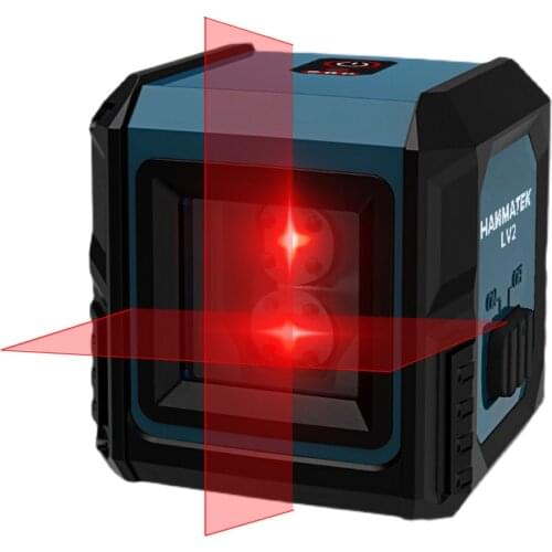 Hanmatek 2-Line Laser Level Self-Leveling (4 Degrees) Green-red Bam Laser Horizontal And Vertical Cross Line, Dual Laser
