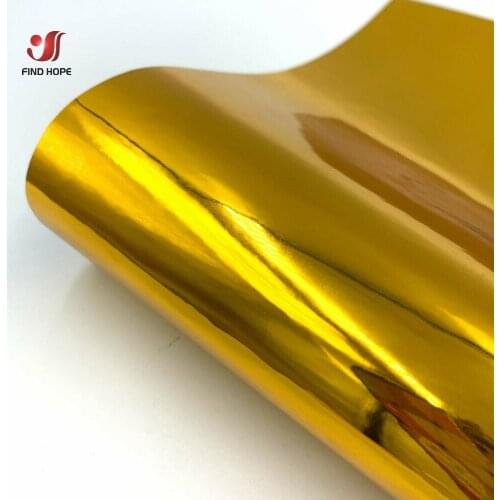 Chrome Gold Adhesive Craft Vinyl Mirror Making Pattern for Glass Wall Cup Car Wrap DIY Decals Party Decoration with Cricut Film