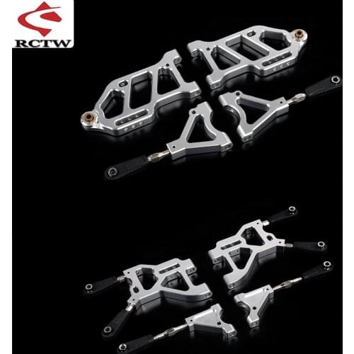 CNC Metal Front and Rear Suspension Kit for 1/6 FG Monster Hummer Truck ROFUN ROVAN Big Monster RC CAR Toys PARTS