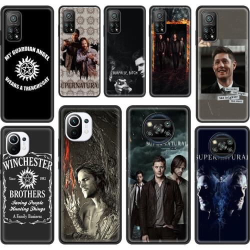 Soft Cover for Xiaomi Mi Poco X3 NFC F3 M3 10T 9T 11 11i Ultra Lite Note 10 Pro 10S 5G Phone Case Supernatural SPN Dean And Sam