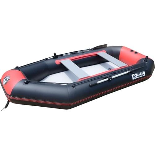 Solarmarine Wholesale 3 Person Air Mat Floor PVC Inflatable Folding CE Approved Fishing Boat Rafting Luxury Diving Hovercraft
