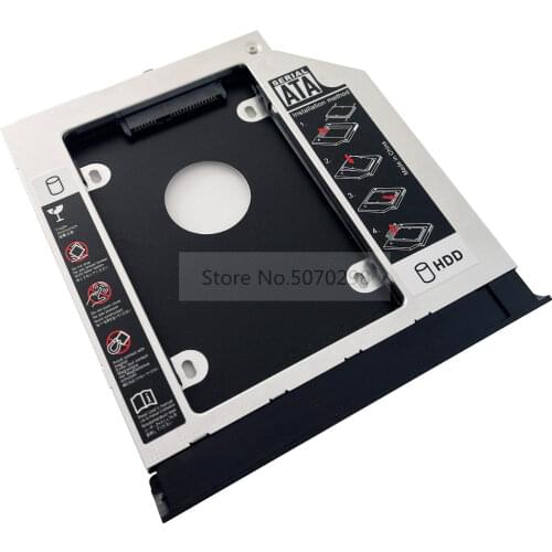 With Bezel / Faceplate + Bracket 2nd 2.5" Hard Drive HDD SSD Caddy for Acer Aspire E5-573 E5-573G E5-574 E5-574G E5-575 E5-575G