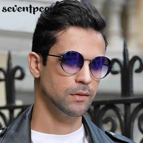 Retro Steampunk Sunglasses 2020 New Arrival Fashion Shades Eyewear Brand Designer Classic Round Metal Sun Glasses Men Women