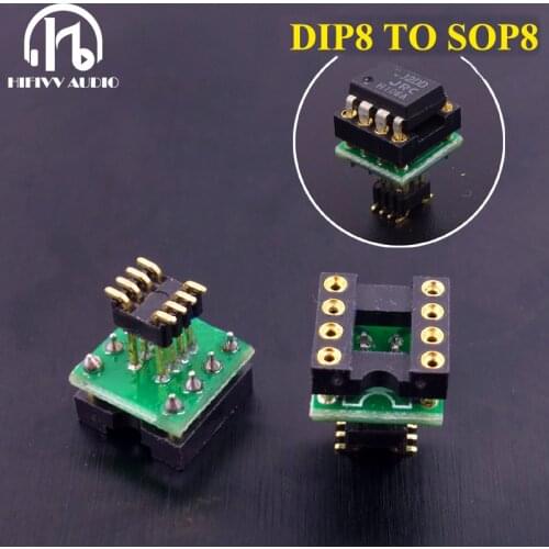 DIP8 to SOP8 Converter for op amp Patch operational amplifier to insertion Operational Amplifier board