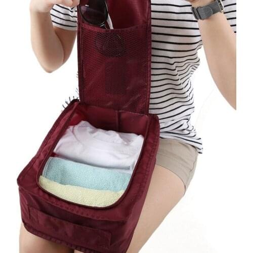 Convenient Travel Shoes Storage Bag Nylon 6 Colors Portable Closet Organizer Bags For Shoes Sorting Pouch multifunction