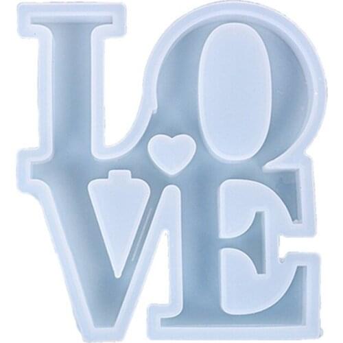 LOVE Ornaments Epoxy Resin Mold Home Decorations Silicone Mould DIY Crafts Mold