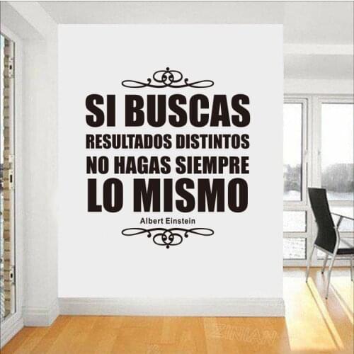 Vinyl wall sticker Spanish quote character carving decorative painting wall decal artist home decoration house decoration DW0679