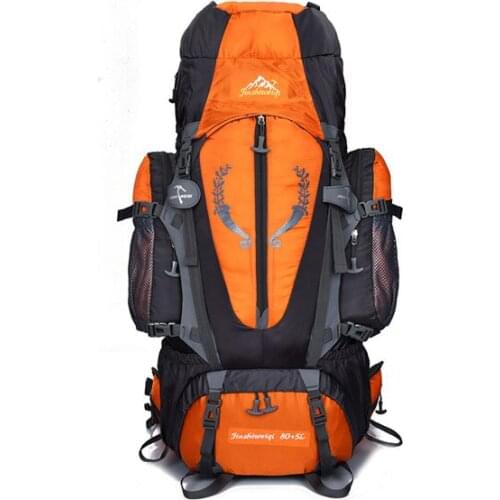 Large 85L Big Capacity Rucksacks Outdoor Backpack Travel Multi-purpose Climbing Backpacks Hiking Camping Waterproof Sports Bags