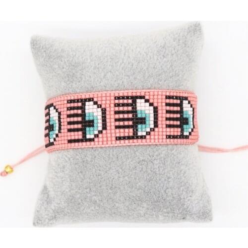 ZHONGVI Miyuki Bracelet for Women 2021 Lucky Jewelry Pulsera Evil Eye Bracelets Jewellery Wholesale Accessories for Women Gift