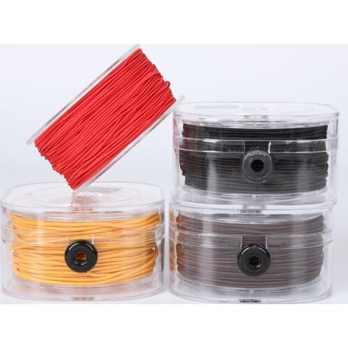 0.8/1.0/1.2/1.5mm Transparent Box Round Corespun Elastic Rope Beaded Rope Clothing Sewing Bracelet Necklace Making Accessories