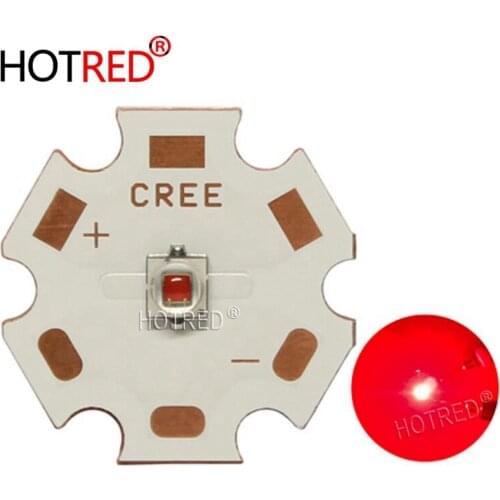 1pcs 10pcs 50PCS Original Cree XPE2 XP-E2 Photo Deep Red 660nm 3W PowerLED Chip Diode Emitter grow light For Indoor Plant Growth