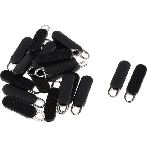20 Pieces Zipper Pull Zip Replacement Cord Zip Puller For Bag Cloth Repair