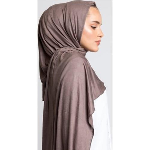 2020 Muslim Headscarf Arab Hijab Soft Modal Jersey Scarf femme musulman hijabs Islamic shawls and wraps Head Scarves turban