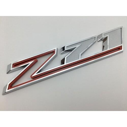 3D Red/Silver Auto Stickers Z71 Badge Emblem Decals Motorcycle Modified Car Accessories