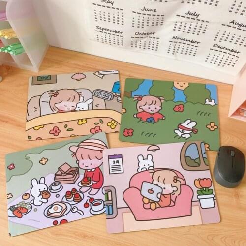 80% Off Soft Non-slip Waterproof Cute Cartoon Mouse Pad Computer Keyboard Mousepad for Office