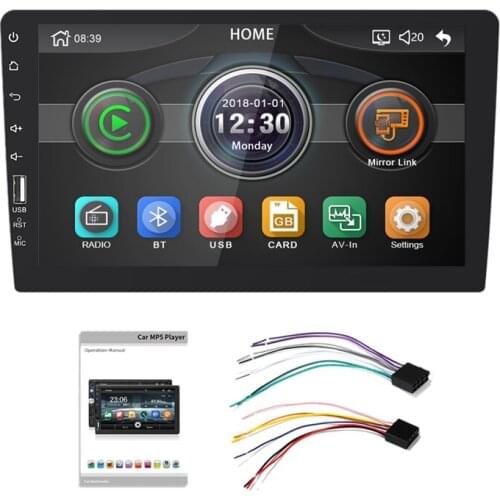 9 Inch 1Din Car MP5 Player Contact Screen FM Radio Bluetooth USB AUX Mirror Link
