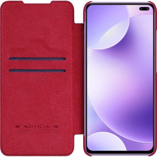 Redmi K30 Case NILLKIN Qin Series PU Leather Flip Cover Case for Xiaomi Redmi K30 /K30 5G
