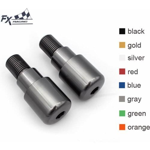 CNC Aluminum Universal Motorcycle Handlebars Grips Ends Bar Ends Caps Handlebars For Yamaha XJ6 FZ6R 2009 - 2013 2011 2012