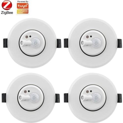 Tuya Smart ZigBee Human Body Sensor Wireless Smart Body Movement Motion Sensor Zigbee Use With Gateway Tuya Smart Life App