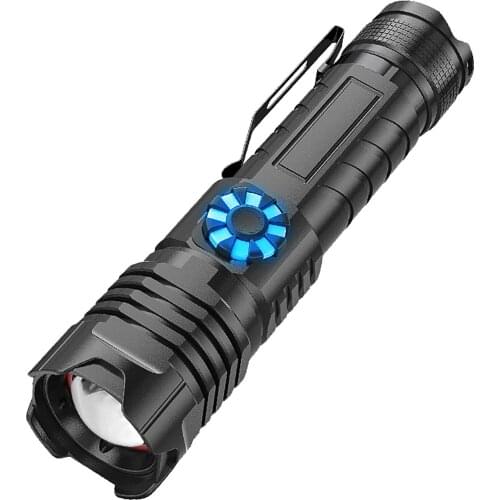 3800 Lumens Xhp99led Flashlight Usb Rechargeable Waterproof Zoom Xhp99 Bicycle Lamp Battery Phone Charging