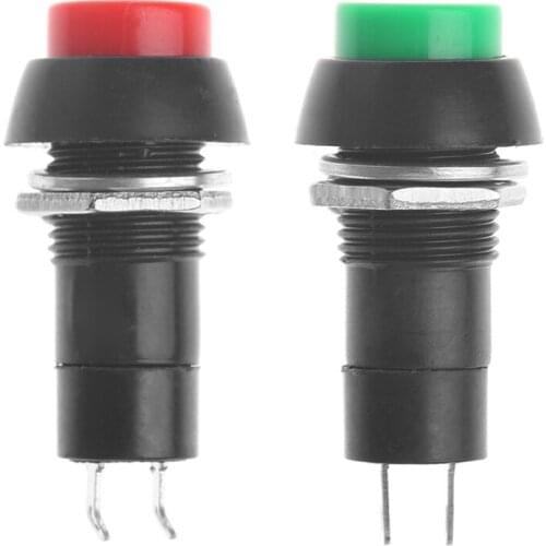 Hot Sale 5Pcs/Set Mini DS-11A Self-Locking SPST Push Button Switch Latching AC 250V 3A New 2019