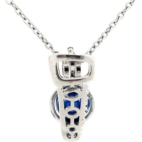 K813 Silver Copper Electric Saw Beads Cage Pendant Pearl Aroma Essential Oil Diffuser Locket Necklace