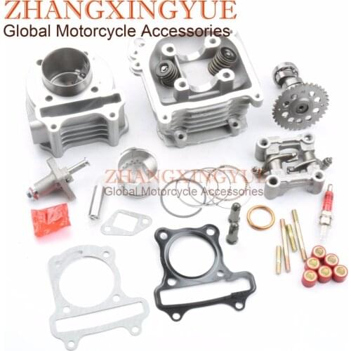 100cc 50mm EGR Big Bore Kit & 9 Hole Camshaft & Rocker Assy & Tensioner for GY6 50cc Upgrade 100cc 139QMB 4T