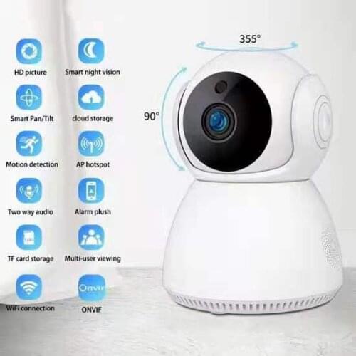 2MP/5MP 1080P Onvif Wireless PTZ Dome Camera Intercom Motion Detection Home Alarm Security Baby Monitor