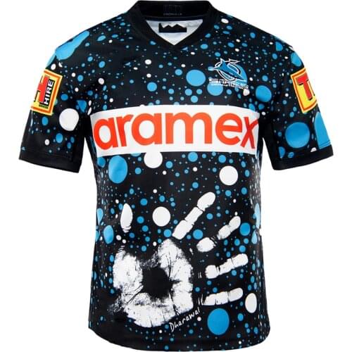 Cronulla-Sutherland Sharks 2021 Mens Replica Indigenous Rugby Jersey