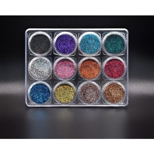 12 Color Glitter Sets Kits Makeup Nail Supplies Manicure Nail Design Glitter Nails Dip Powder Set Nails Accesorios Для Ногтей