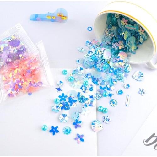9Color Mix Glitter Resin Filling DIY Nail Art Jewelry Filler Flower Pearl Glitter Sequins Epoxy Resin Filler Jewelry Accessories