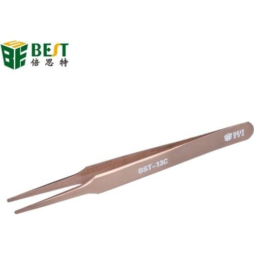 New Material High Quality BEST 13C Superior Service Stainless Steel Define Eyelash Tweezers