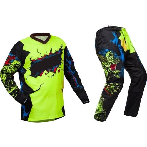 NEW Spring Autumn Element ATV MTB Dirt Bike Off Road Motorcycle Suit MX Racing Jersey&Pants Combo Motocross Gear Set
