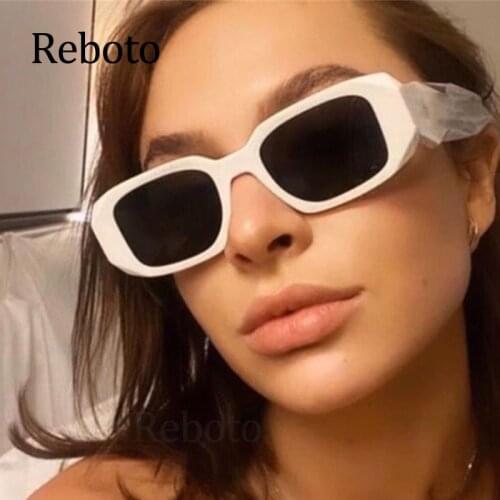 White Square Sunglasses Women 2021 Luxury Brand Popular Fashion Big Frame Unique Rectangle Sun Glasses Female Shades UV400